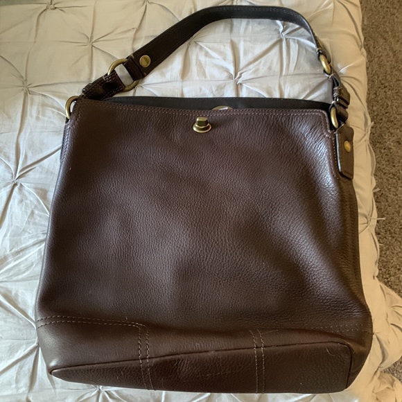 Coach Brown Leather Purse - Picture 2 of 3